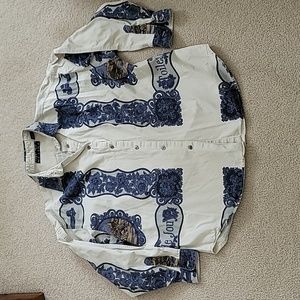 Vintage Mens Long Sleeve button down shirt